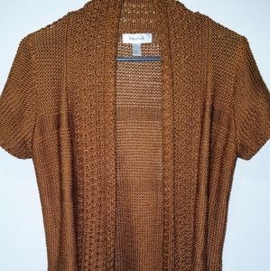 W's M Knitted Short-Sleeved Cardigan